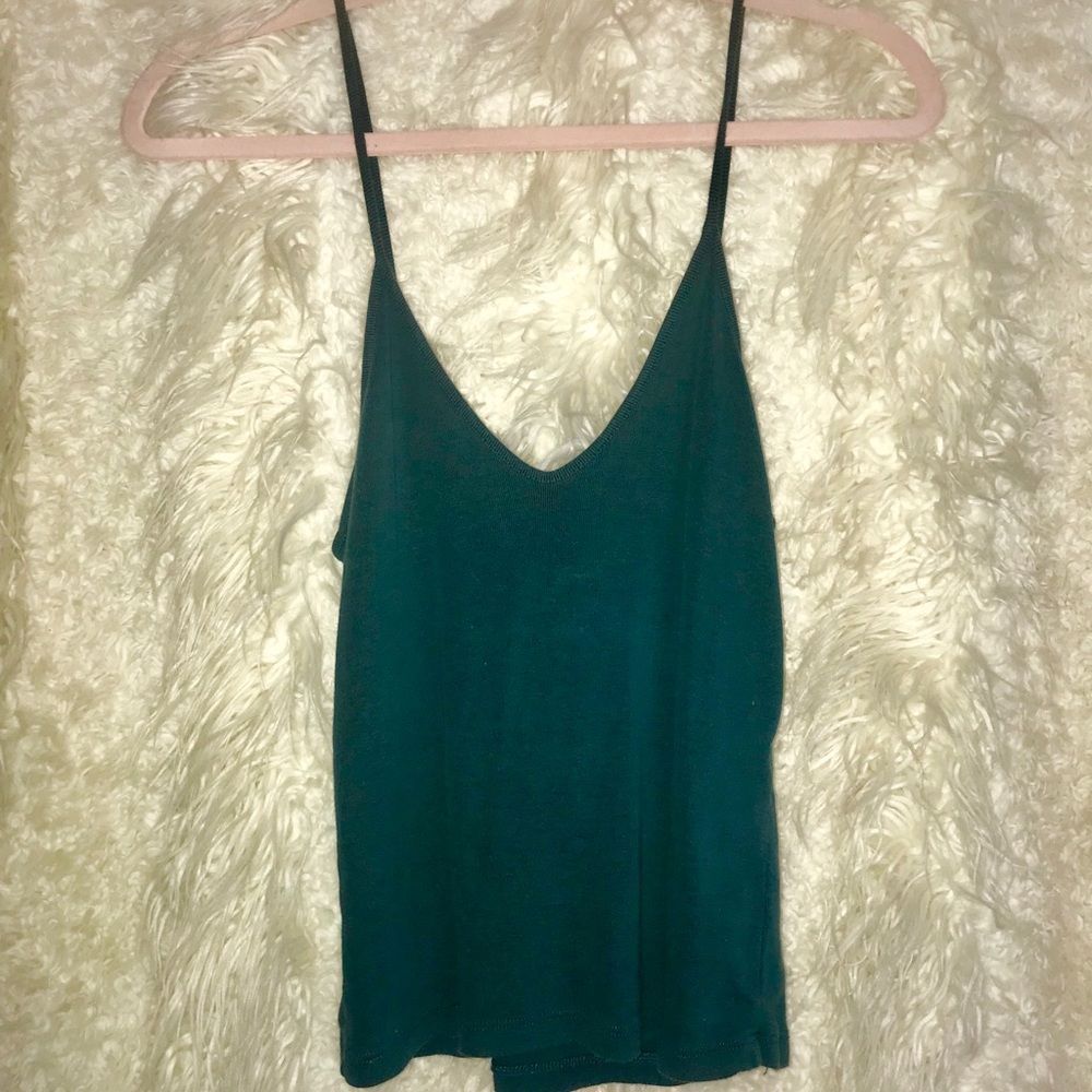 Emerald colored tank top